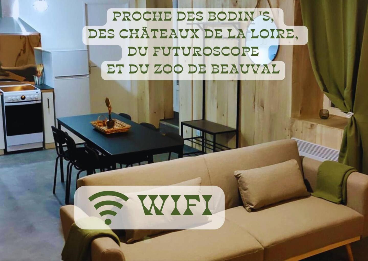 Appartement 2 Chambres Avec Wifi Centre De Descartes Exterior foto